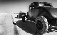 Flashback in time at Bonneville. Stumbling onto the film set for “World’s Fastest Indian”